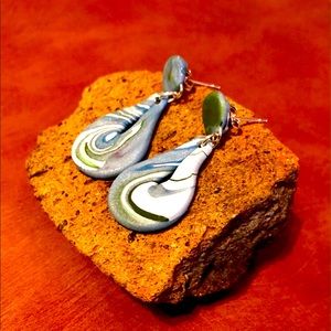 Hand sculpted drop hoops